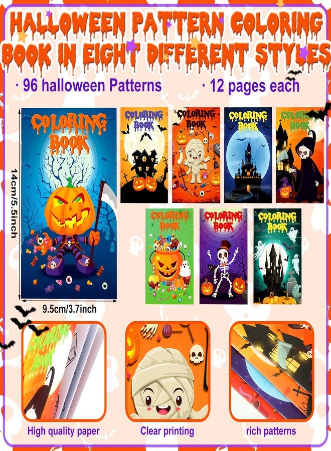 جوتوم مجموعة كتب تلوين الهالوين من جوتوم، ٥٦ قطعة، مناسبة للأطفال والكبار، مثالية لحشو أكياس هدايا الهالوين، وإضفاء جو من المرح والتسلية على حفلاتكم. - Image 2